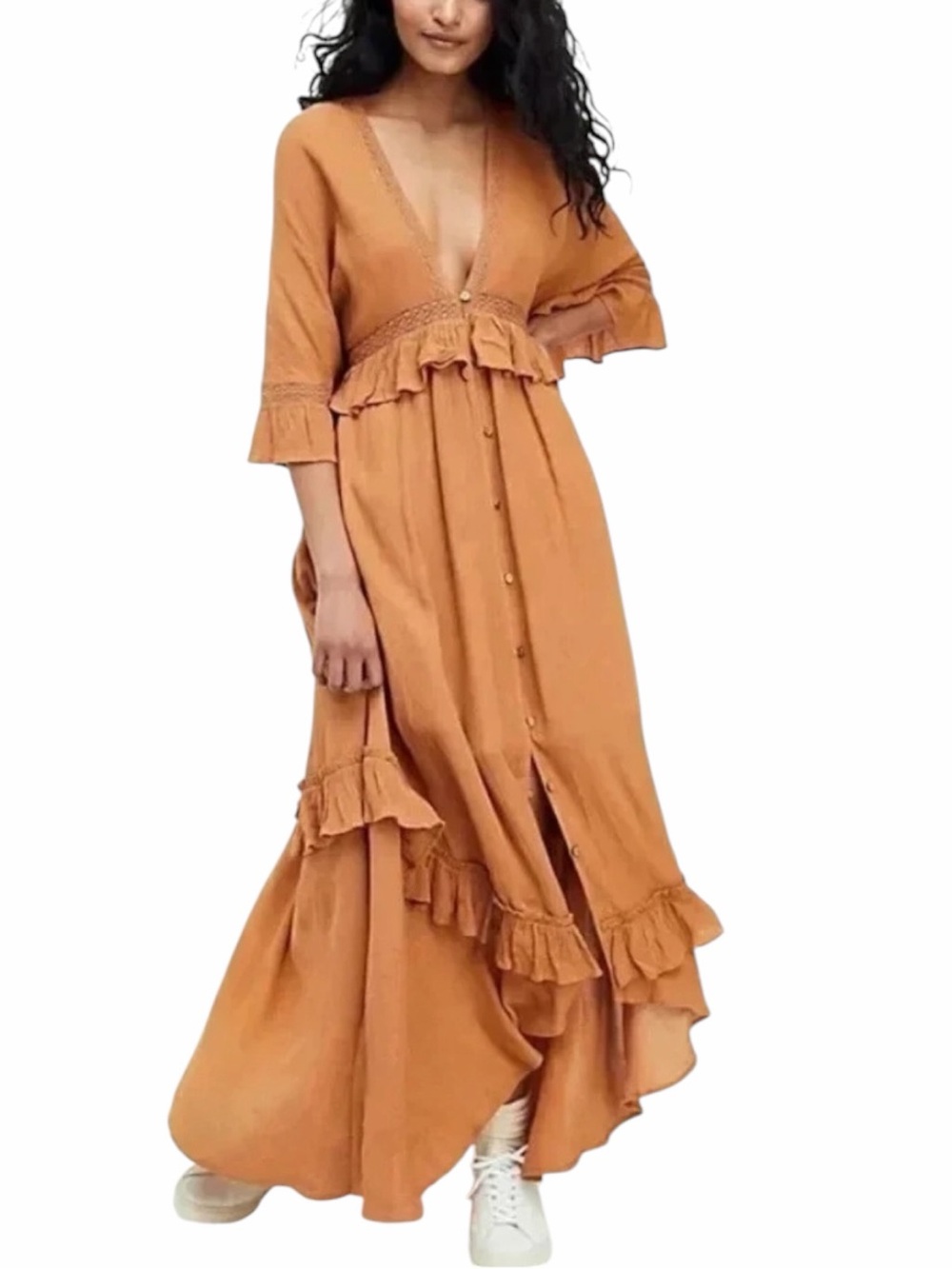 NEW FREE PEOPLE Paradiso Maxi Dress Size M